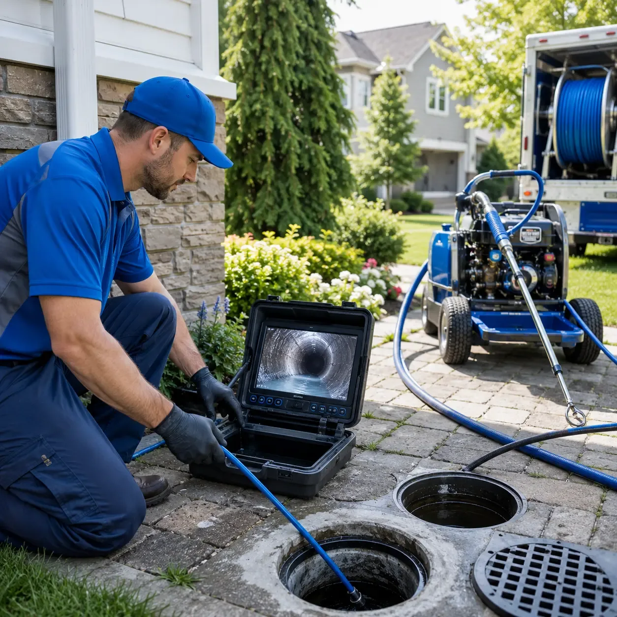 Outdoor drain cleaning professionals serving Rosendale, WI