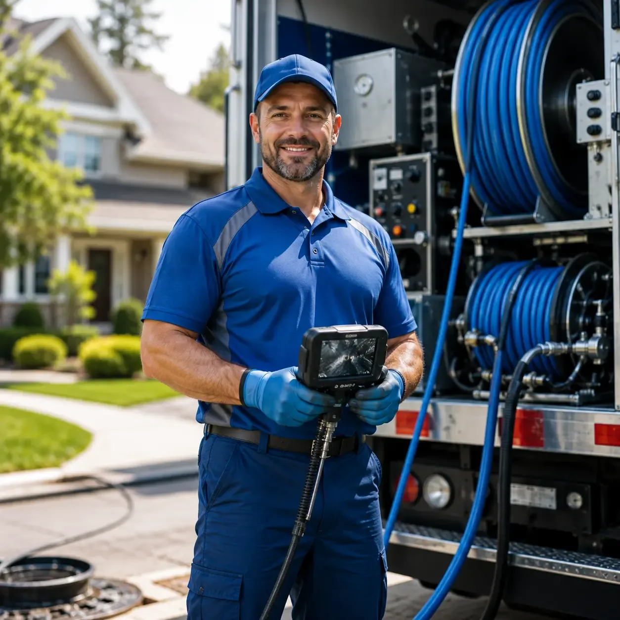 Local outdoor drain cleaning specialists in Rosendale, WI